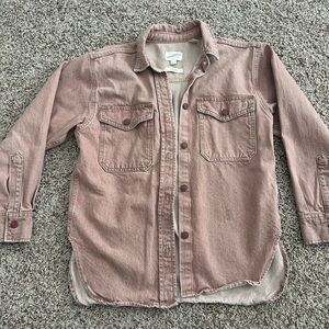 Universal Thread Dusty Rose Oversized Button-Up